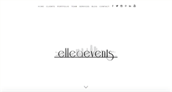 Desktop Screenshot of elleaevents.com